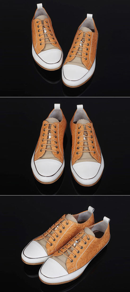 hand made leather sneakers